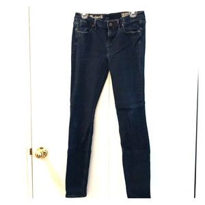 Madewell Skinny Skinny dark blue denim jeans